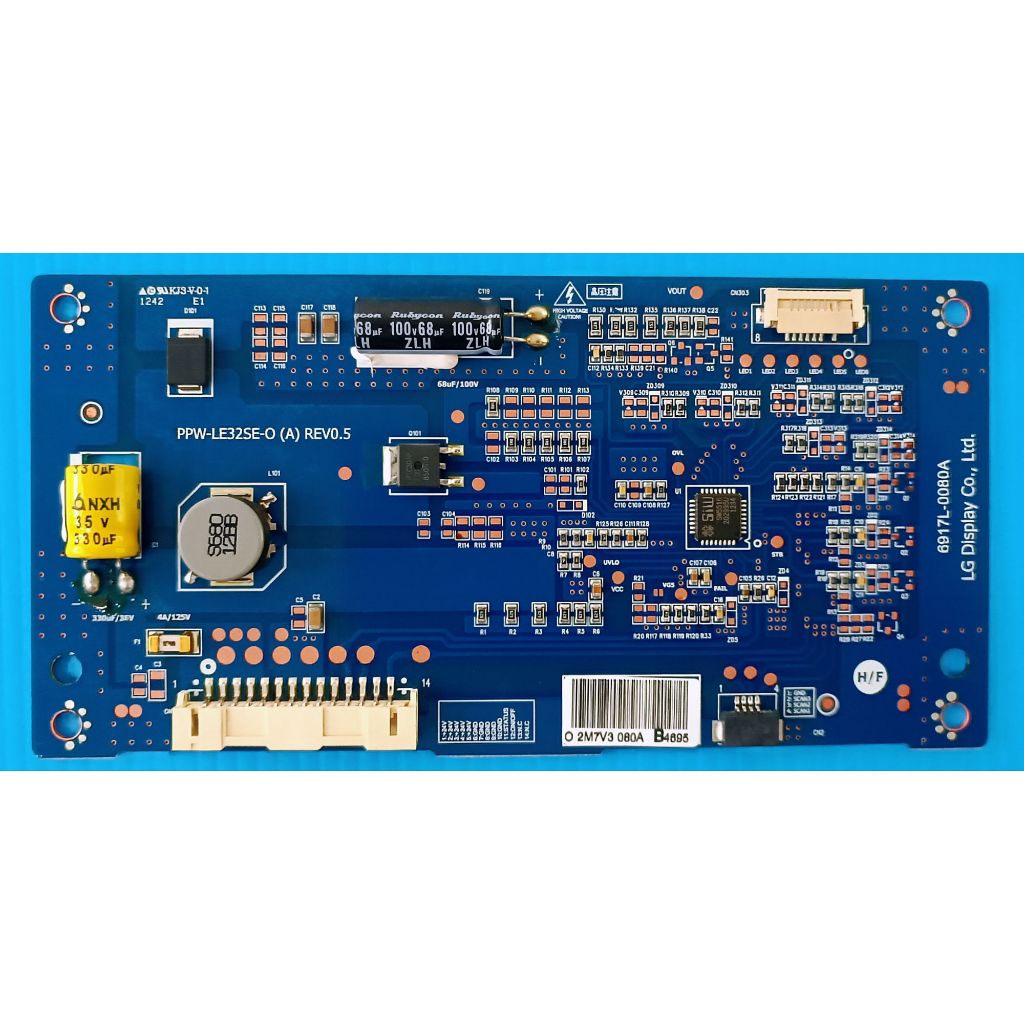 บอร์ดอินเวอร์เตอร์ / บอร์ดไดร์ LED ทีวี LG รุ่น 32LS5700 พาสบอร์ด 6917L-0080A