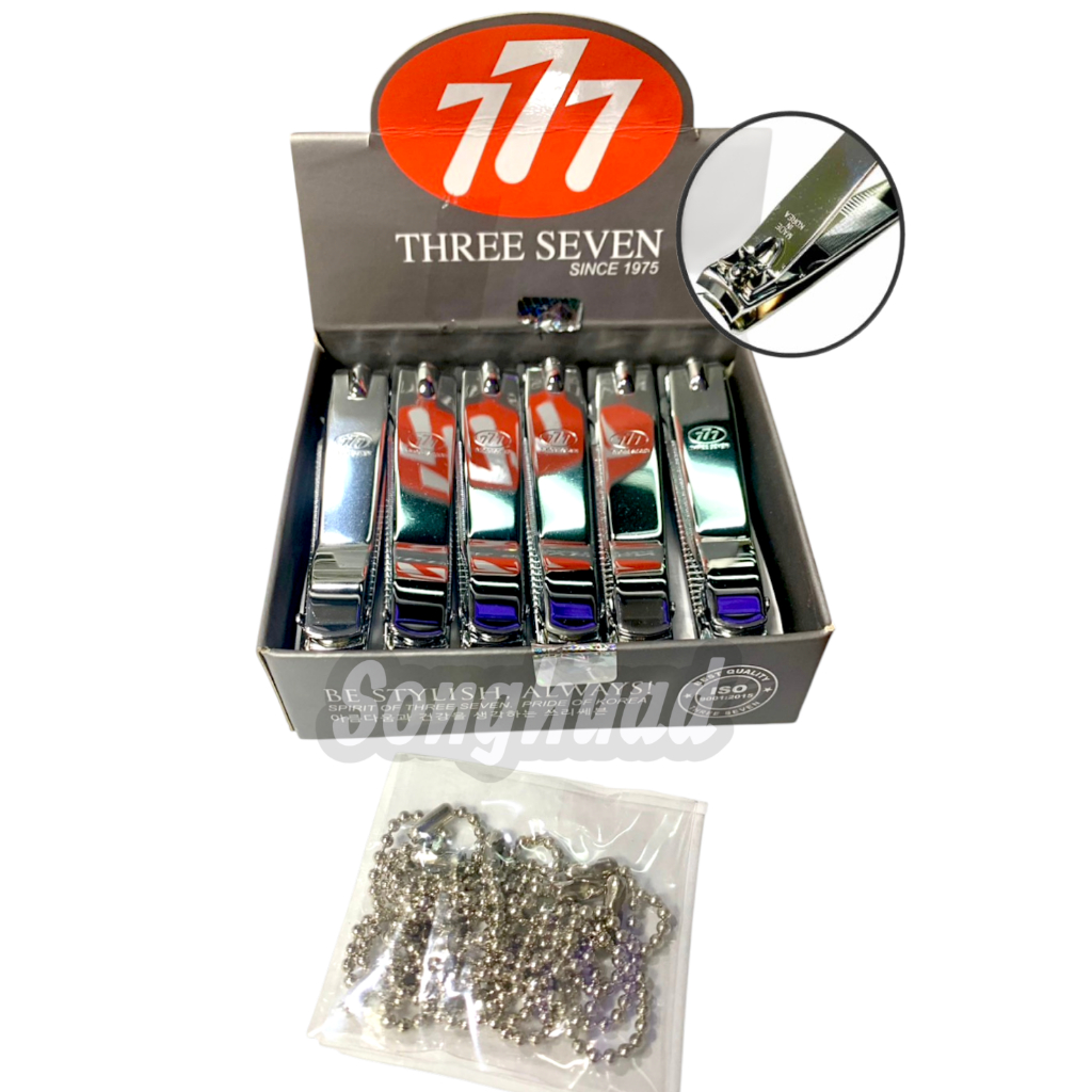 777 กรรไกรตัดเล็บใหญ่+ปากแบน ราคาขาย [ยกกล่อง]