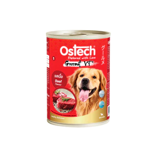 Ostech Gourmet VF+ อาหารกระป๋องสุนัข ขนาด 400 กรัม