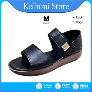 Kelinmi รองเท้าแตะกันลื่น ดีไซน์เรียบง่าย ใหม่ น้ำหนักเบา ใส…