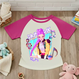 PINKชุดเซ็ทเด็ก2ชิ้น ลายโซดาป๊อป เสื้อยืดลายตามกระแส+กางเกงคาร์โก้ สไตล์เกาหลี 9471