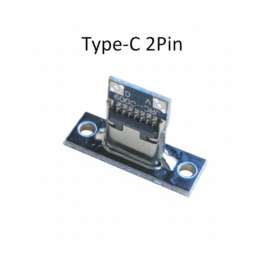 บอร์ดชาร์จ Type-C USB 2Pin / Socket Connector 2Pin #277