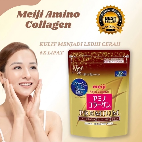 Meiji Amino Collagen Premium Gold Refill 196g
