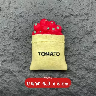 ตัวติดรองเท้า ที่ติดรองเท้า ลายมะเขือเทศ 🍅 ลายน่ารัก ติดง่าย ของแต่งรองเท้า DIY