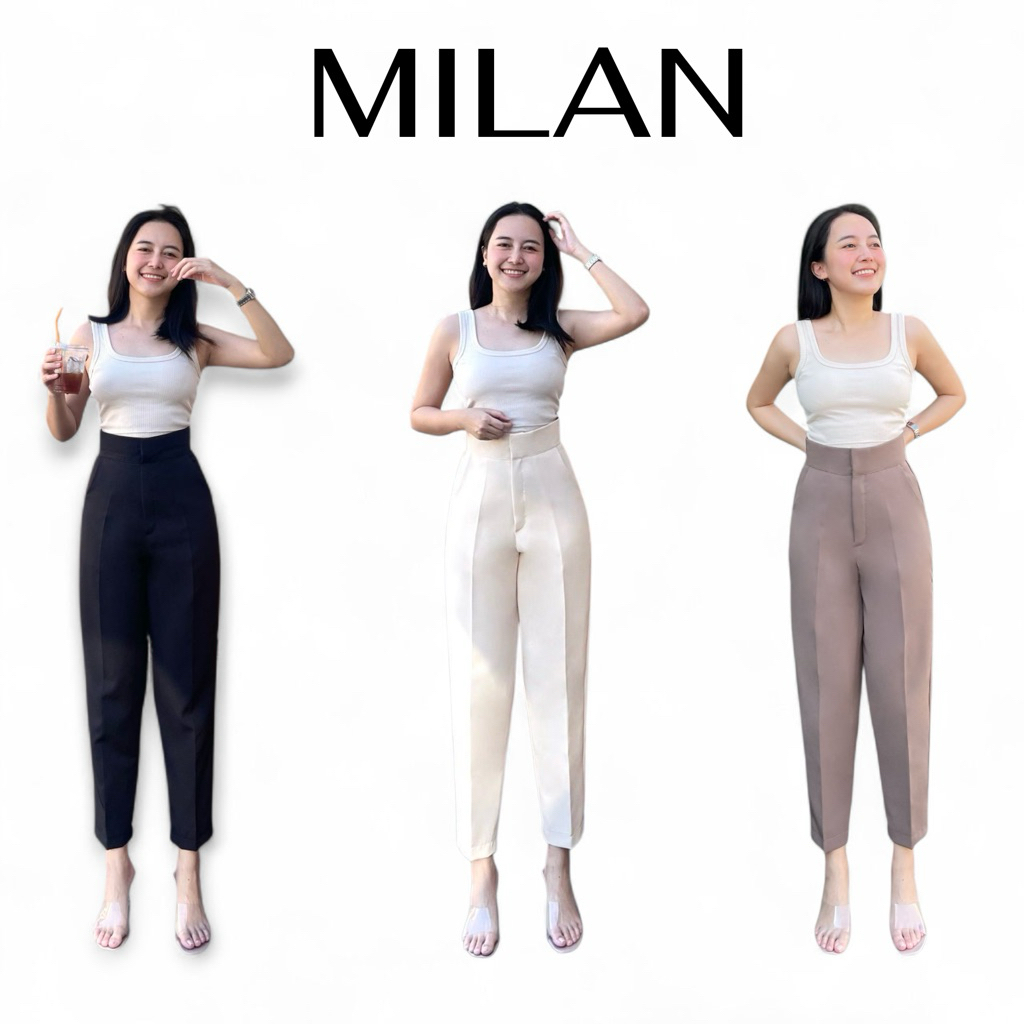 KARIn กางเกงขายาวผู้หญิงทรงกระบอกเล็ก รุ่น MILAN253