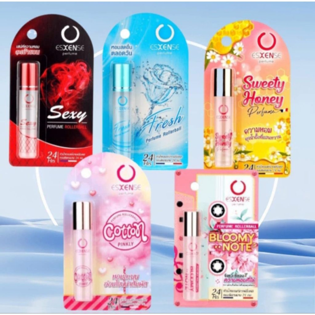 เอสเซ้นส์ น้ำหอม ฝรั่งเศส แบบลูกกลิ้ง พกพา น่ารัก หอมติดทนทั้งวัน 3มล Esxense perfume roller France