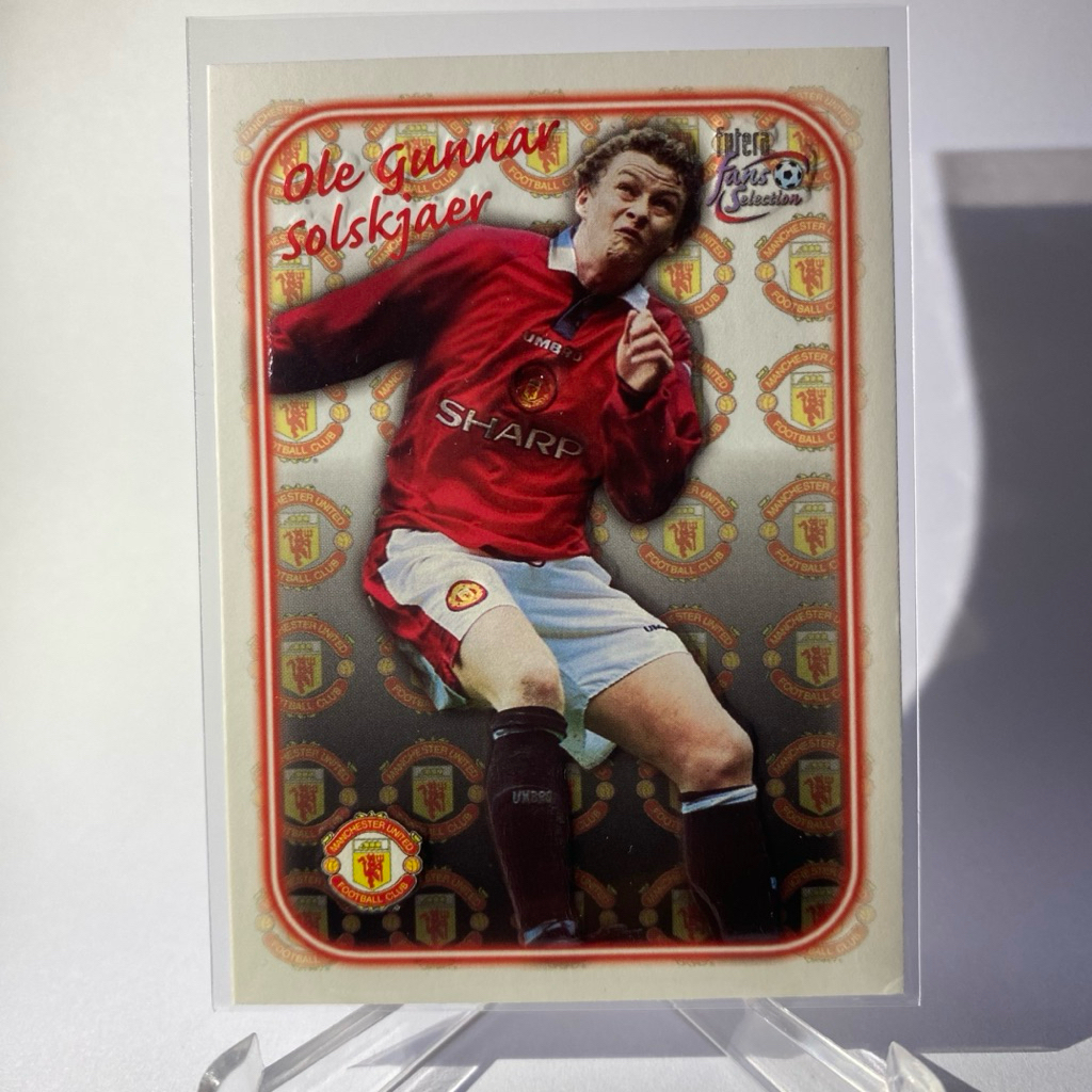 การ์ดนักฟุตบอล OLE GUNNAR SOLSKJAER, MANCHESTER UNITED, FUTERA 1997