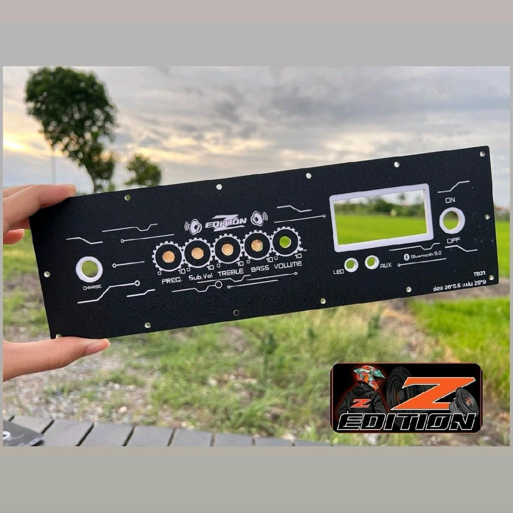 เพลทแอมป์เฟี้ยวๆ TB 21 ใหม่ล่าสุด # งานยิงทราย BY ZEDITION