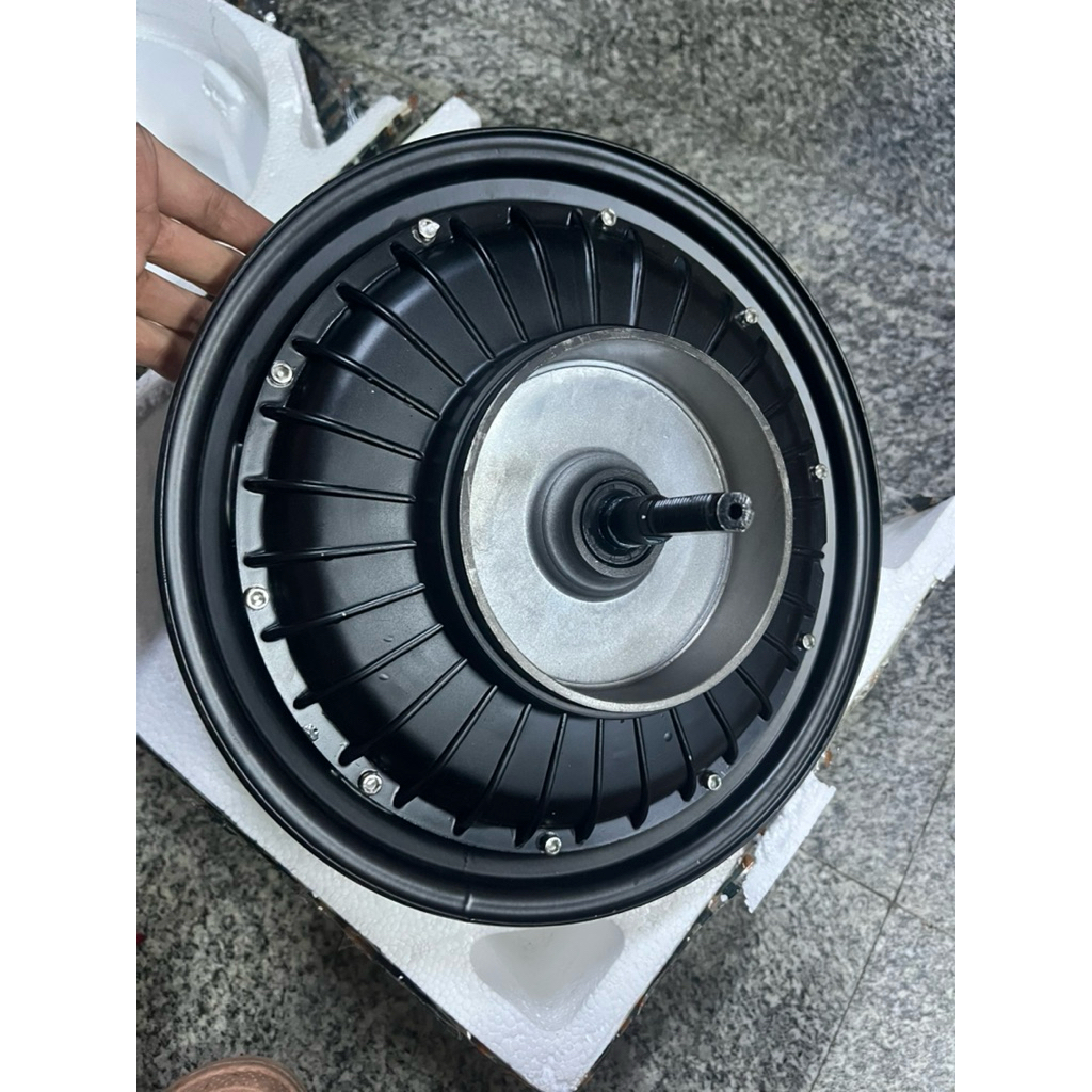 ฮับมอเตอร์ 48v450w ขอบ 10“ มอเตอร์ขับเคลื่อนสำหรับรถจักรยานไฟฟ้า
