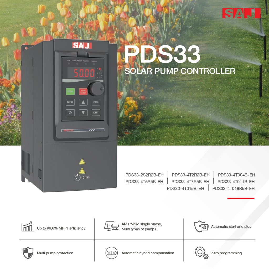 SAJ PDS33 Solar Pump Controller 5.5KW ส่งฟรี