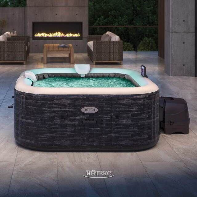 อ่างสปา 4ที่นั่ง ระบบเกลือ INTEX SPA BUBBLE MASSAGE FOR 4 PERSONS (28450)