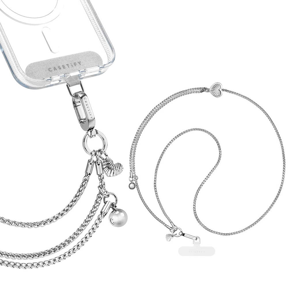 CASETiFY New Love Metal Pendant Crossbody Hanging Rope Neck Strap Versatile Universal Portable Anti Loss Adjustable