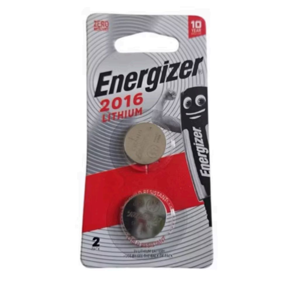 ถ่านEnergizer CR2016/ECR2016 Lithium 3V(แท้ แพ็คคู่)
