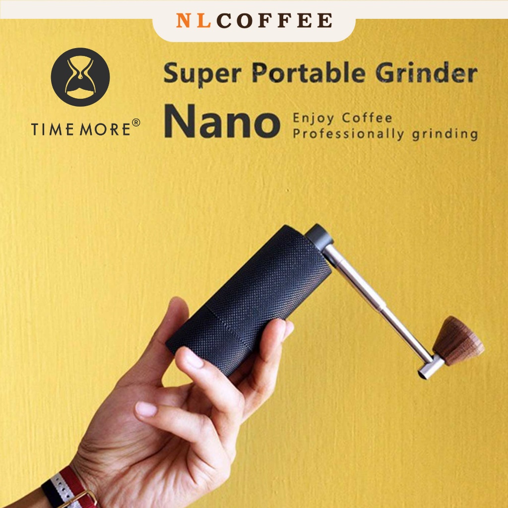 TIMEMORE NANO BLACK เครื่องบดกาแฟมือหมุนสีดำ