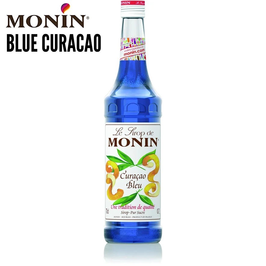 📌ส่งฟรี🌟พร้อมส่ง🌟MONIN Blue Curacao Syrup 700 ml. 6 bottle โมนิน บลูครูราโซ่ ไซรัป 6 ขวด