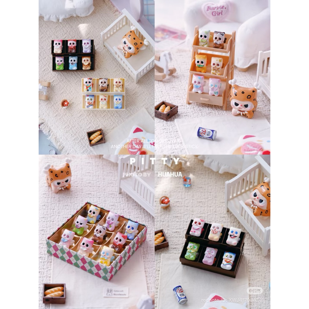 [ได้ 5 ตัว](ย369) โมเดล มินิบีน : Pitty Snacky Paws Series