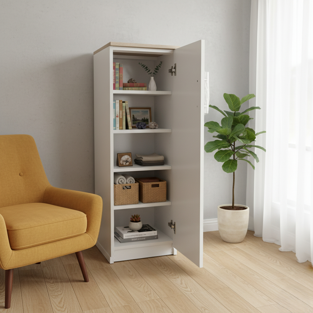 ราคาถูก Hawa 90 Furniture ตู้เก็บหนังสือ 5ชั้น ขนาด 32*34*98 (เลือกสีได้)