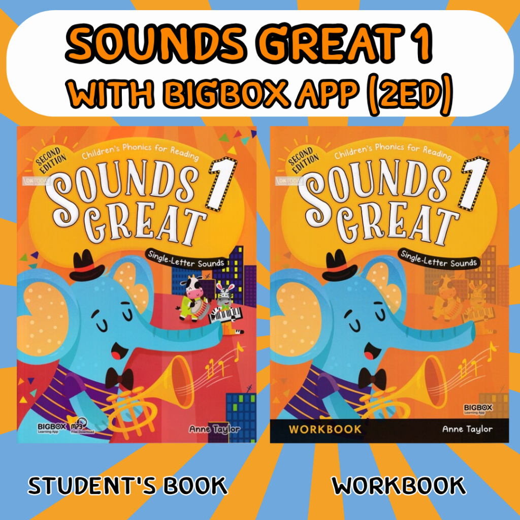 DKTODAY หนังสือ SOUNDS GREAT 1  WITH BIGBOX APP (2ED)