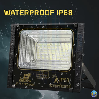 ไฟโซลาเซลล์ 17 Pro Max 425 LED ไฟพลังงานแสงอาทิตย์ ระบบเซ็นเซอร์ แสงไฟสีขาว