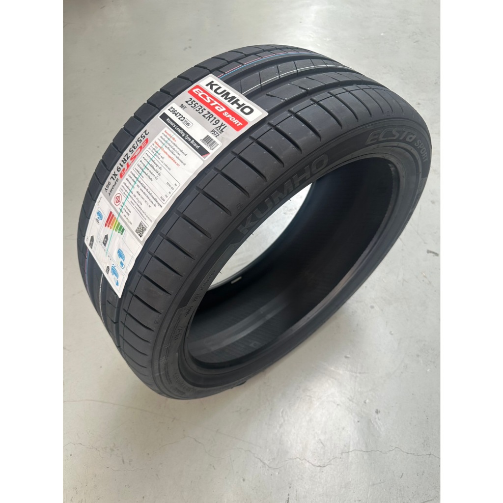 Kumho 255/35R19 PS72 Sport EV ปี 25 ยางรถยนต์ 1 เส้น