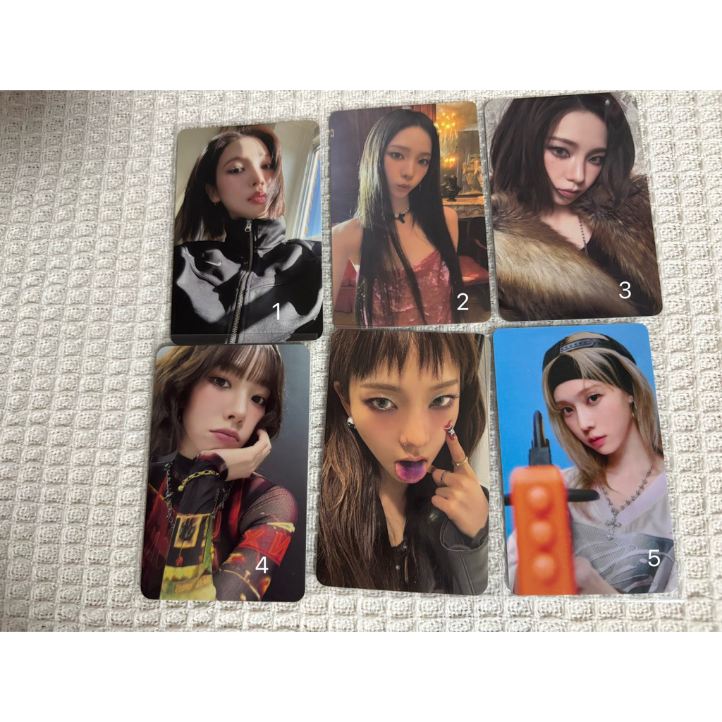 Aespa photocard ของแท้💯💗