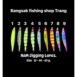 เหยื่อจิ๊กกิ้ง Nam jigging Lures. ทรงอีโต้ แคสจิ๊กยอดนิยม