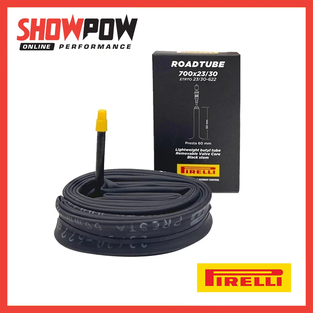 (พร้อมส่ง!) ใหม่! Pirelli ยางใน ยางในจักรยาน ยางในเสือหมอบ เบากว่ายางในธรรมดา จุ๊บลมยาว 48mm. 60mm. 80mm.