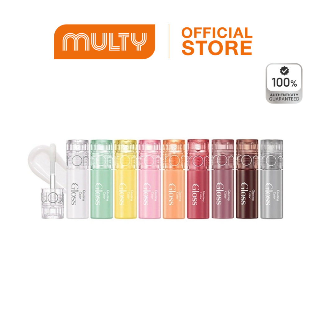 Rom&nd Tteok Glasting Color Gloss 2 g. (Mini) ลิปกลอส