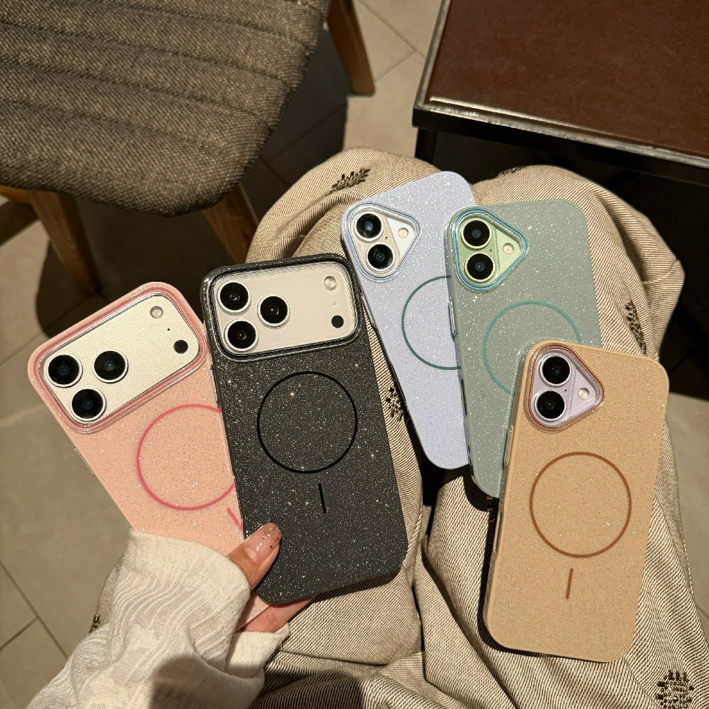 Sส่งจากไทย เคสกากเพชร ชาร์จได้   i11 17promax i12 12 promax 13 13promax 14plus i14 promax i15 promax i16 promax 16plus