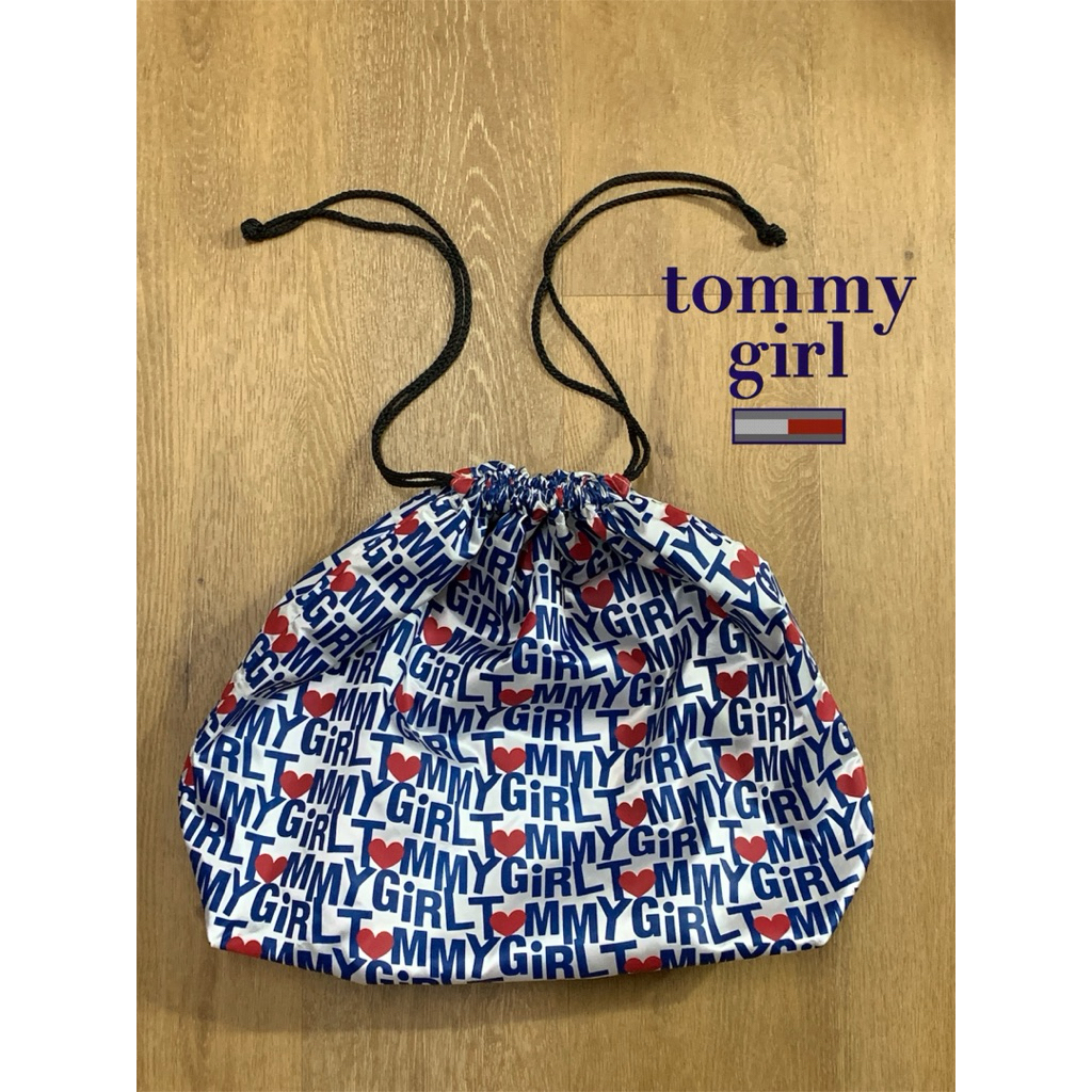 TOMMY GIRL drawstring bag สภาพดี
