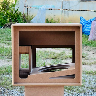 [กรุณาสั่งเพียง 1 ตู้ ต่อ 1 ออเดอร์เท่านั้น] ตู้ลำโพงบลูทูธ DIY ซับ 8 นิ้วลมหลังดอก เสียงกลาง 4 นิ้ว แหลม 2 นิ้ว