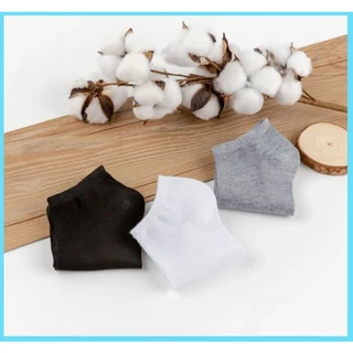 【ซื้อ10 ฟรี 10】ถุงเท้าข้อสั้น สีพื้น ขนาดฟรีไซส์ เนื้อผ้าดี นื้อผ้านุ่ม สวมใส่สบาย ข้อสั้น ใส่ได้ทั้งหญิง-ชาย ขายดี