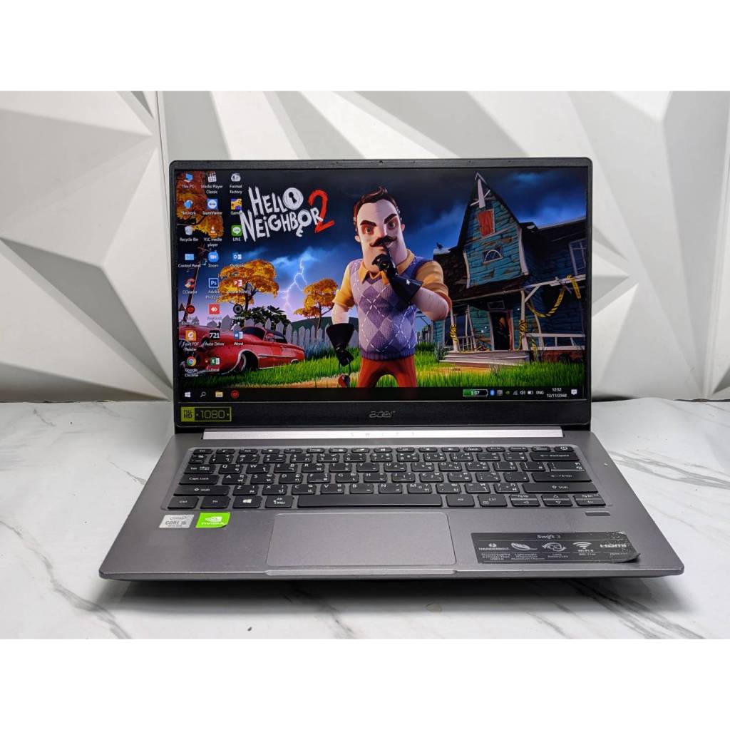 second hand notebook  Acer Swift 3  Intel Core i5-1035G1 (gen10)   Ram 8 GB  SSD 256 GB