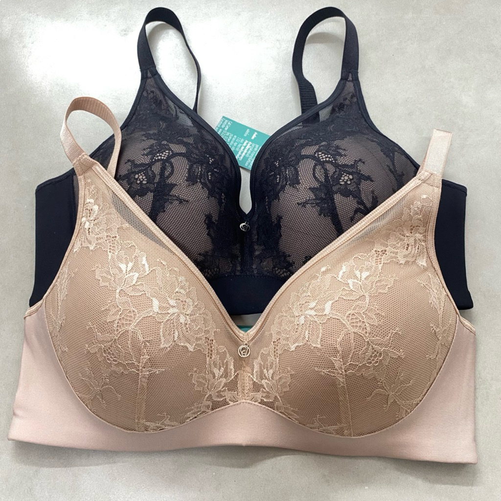 WACOAL CURVE DIVA บราไร้โครงเก็บกระชับ สาวคัพใหญ่ รุ่น WB7550/WQ1541