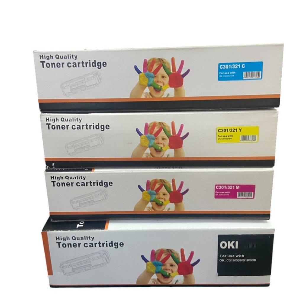 Oki C301 Bk,C,M,Y 301 ของเทียบเท่า