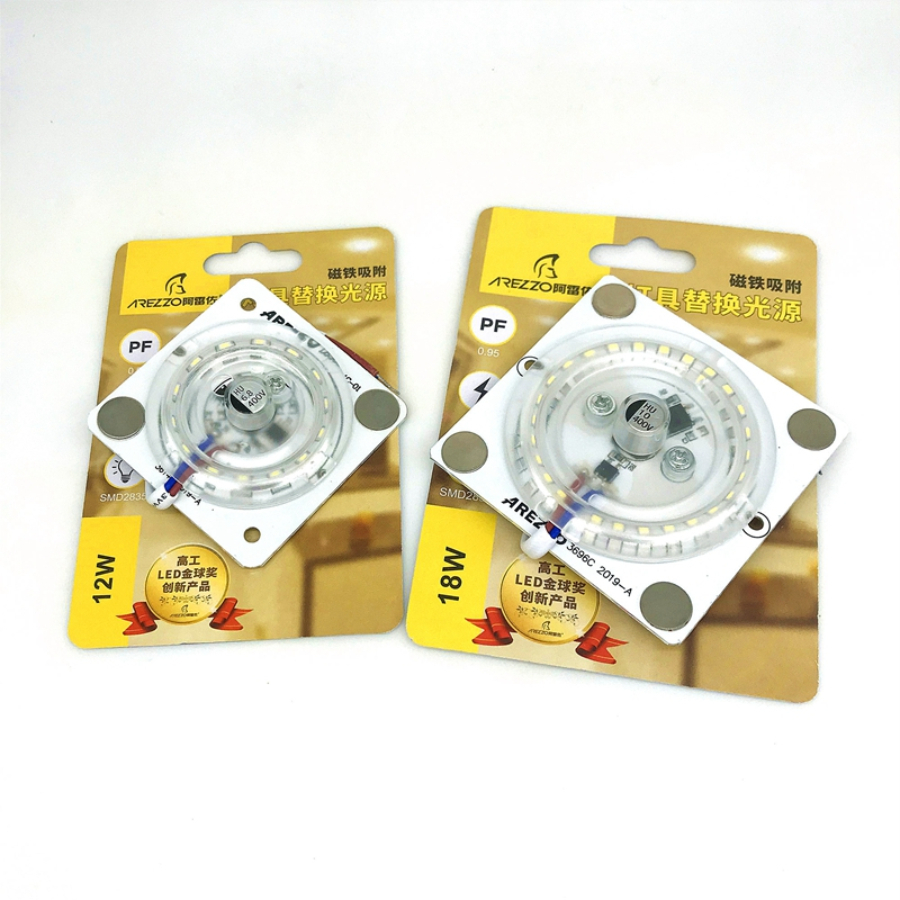 แผงไฟ LED เปลี่ยนโคมเพดาน สี่เหลี่ยม 6.3ซม. 12W ใช้แทนไส้หลอดเก่า ราคา ถูกที่สุด ดีลบีเคเค