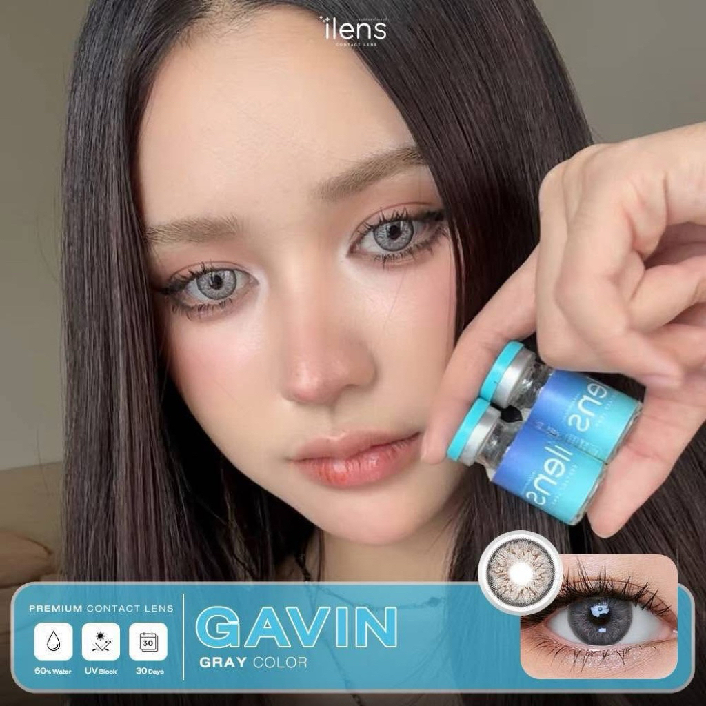 คอนแทคเลนส์ gavin เทา,น้ำตาล