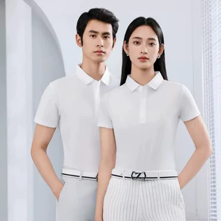777-เสื้อโปโลคอปก แขนสั้น ผ้าบาง ระบายอากาศดี
