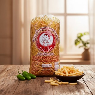 ข้าวเกรียบหลอดรสพริกหยวกบรรจุ3กิโลกรัมสินค้าใหม่ทุกวันจากสมุ…