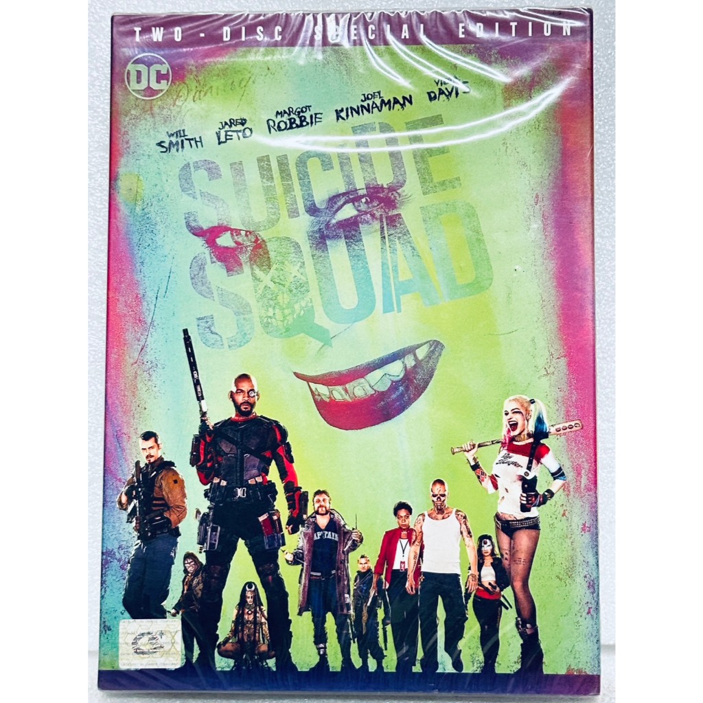 DVD ปกสวม : Suicide Squad (2016) ทีมพลีชีพมหาวายร้าย " Will Smith, Jared Leto, Margot Robbie "