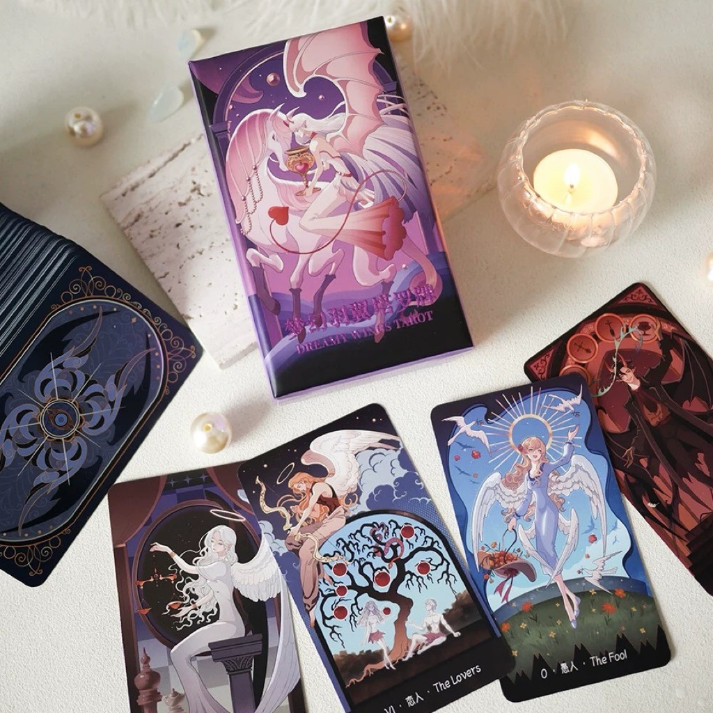 [PREORDER] 🌟 Dreamy Wings Tarot ไพ่ดูดวง ไพ่ทาโร่ต์แท้ ไพ่ลิขสิทธิ์แท้ ไพ่ยิปซีแท้ ไพ่แท้ ไพ่สวย ไพ่แนวเทพนิยาย ☘️