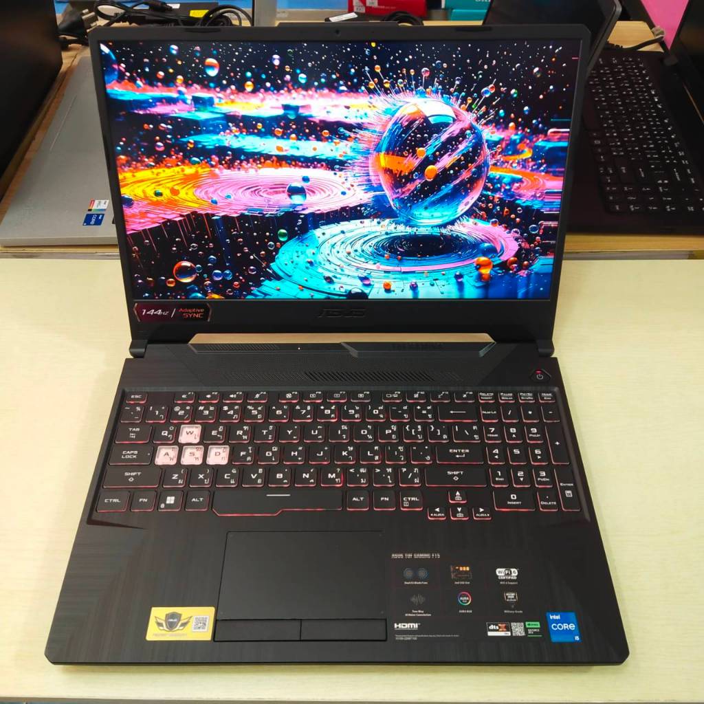 ASUS TUF GAMING F15 FX506HF-HN014W สภาพเครื่อง 80%