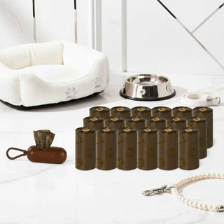พร้อมส่ง ถุงเก็บอึสัตว์เลี้ยงแบบหนากลิ่นช็อคโกแลต ถุงเก็บมูลหมาแมว