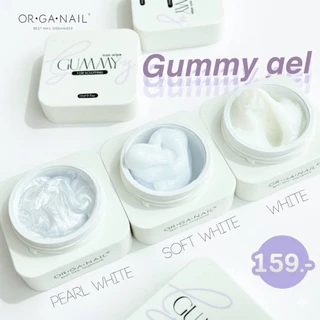 หลายตัวเลือก เจลปั้นมือกระปุก Gummy gel ORGANAIL●MODING●QINGYOU ต้องทาท้อป เจลปั้นติดเล็บ