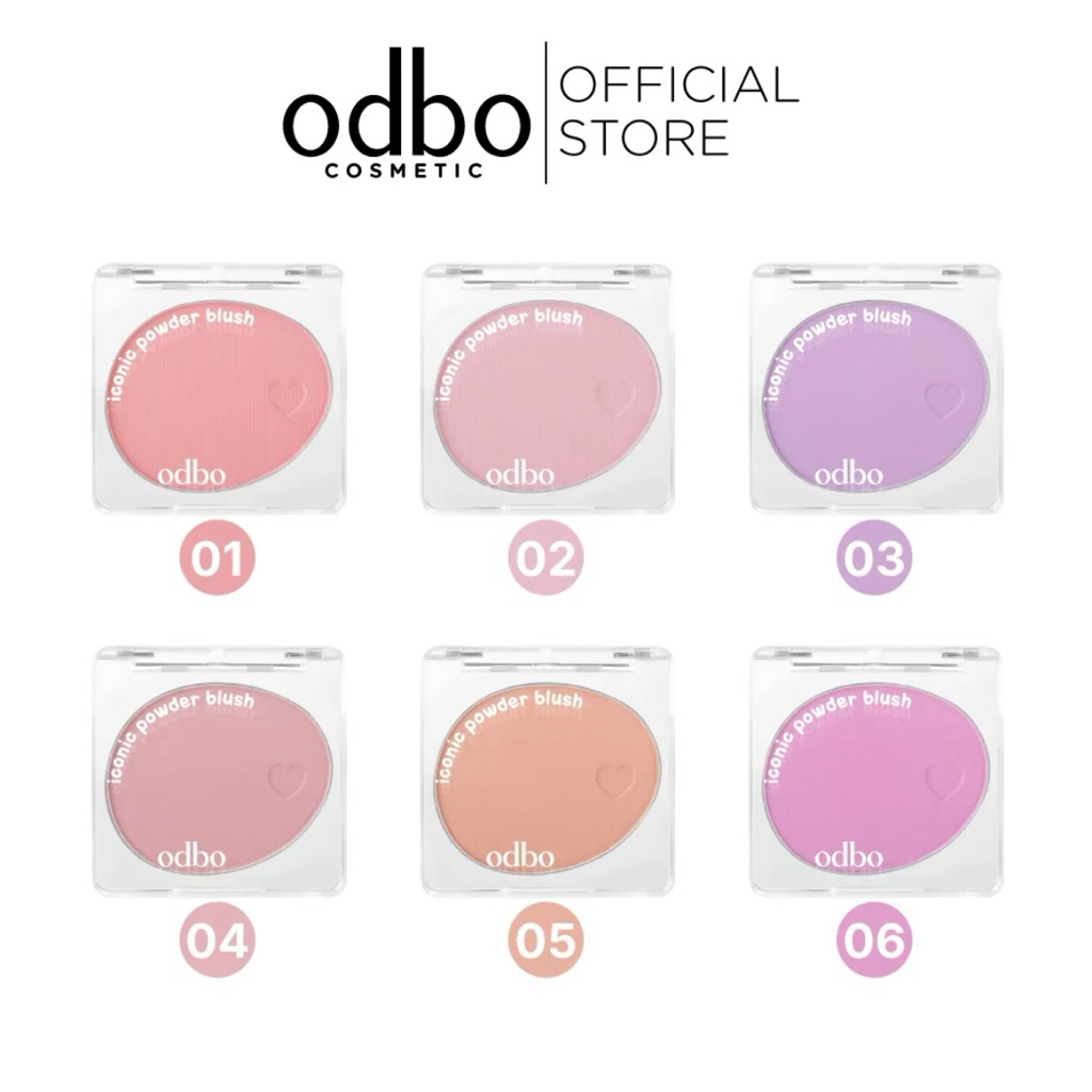 ODBO ICONIC POWDER BLUSH  ไอโคนิค พาวเดอร์ บลัช OD1325
