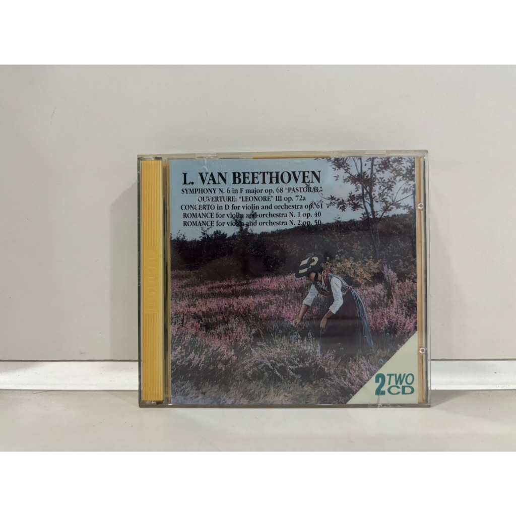 2 CD MUSIC  ซีดีเพลงสากล    L. VAN BEETHOVEN SYMPHONY N. 6-VIOLIN CONCERT-LCB 106    (M5E149)