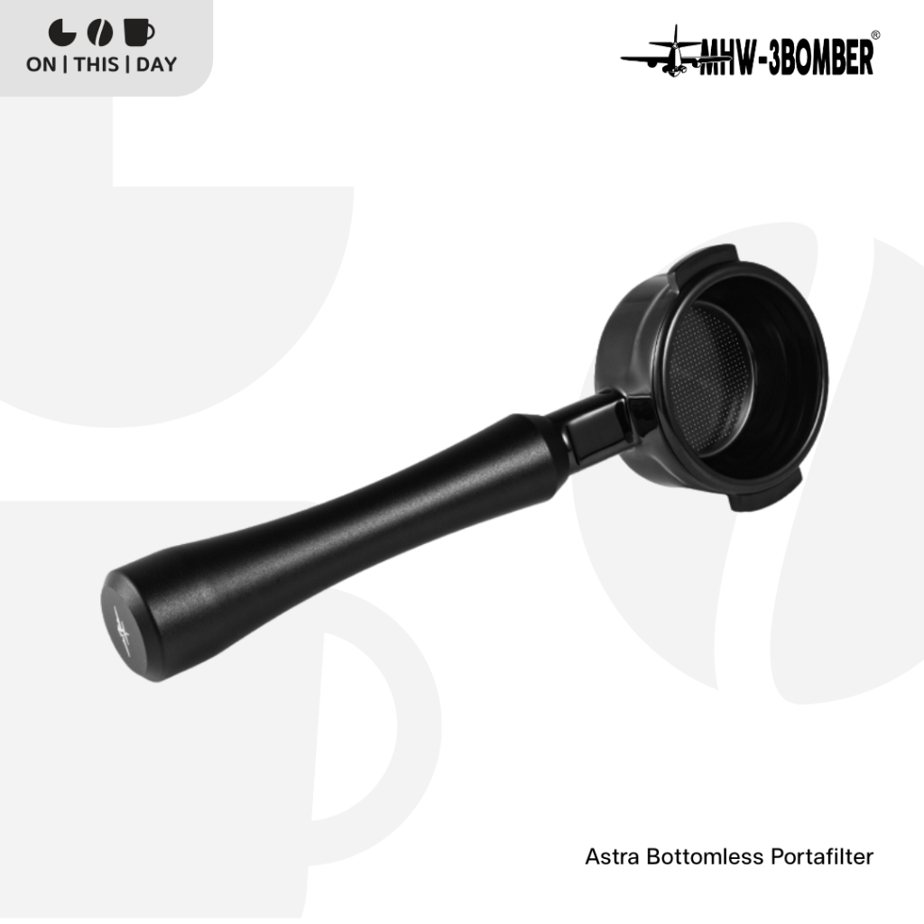 MHW-3BOMBER Astra Bottomless Portafilter ด้ามชงกาแฟ Lamarzocco E61 Breville Delonghi SMEG Gaggia