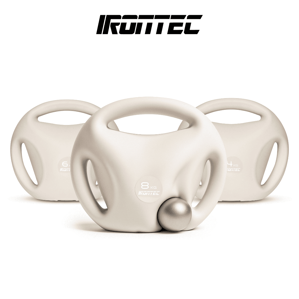 SOFT 3-HAND เคตเทิลเบล แบบนุ่ม 4-8KG (MD2229) - เครื่องออกกำลังกาย แบรนด์ IRONTEC