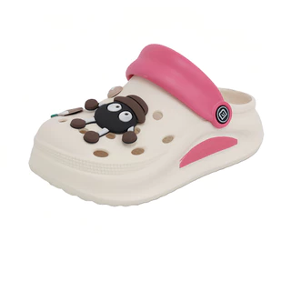 รองเท้าแตะพื้นหนารองเท้าแตะนุ่มกันลื่น Girls' sandals ลำลอง​เป็นที่นิยมหัวโตกลางแจ้ง​