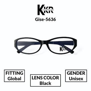 KKR EYEWEAR | เลนส์กันแดด&กรองแสงสีฟ้า ค่าสายตาปกติสำเร็จรูป ค่าสายตาสั้น/ยาวเลนส์ตัดใหม่ไม่เปลี่ยนสี Gise-KDKS5636